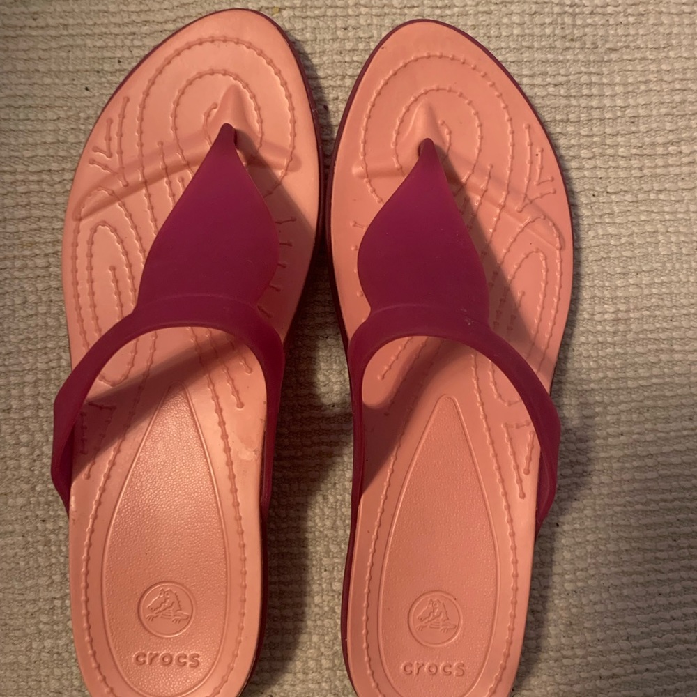 Croc sandals